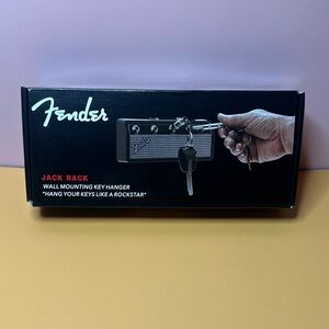 Fender Black and Silver Jack Rack Key Holder
